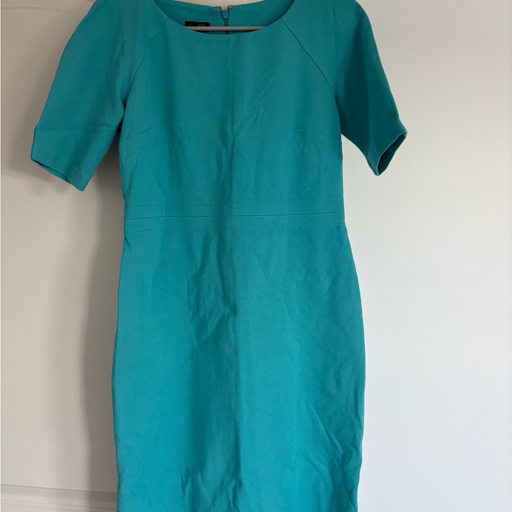 Talbots Turquoise Midi Dress